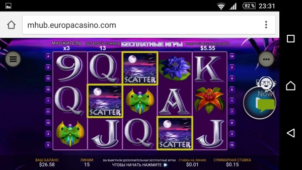 Игровые автоматы (видеослоты) мобильной HTML5 версии PlayTech